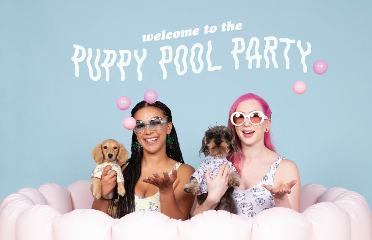 BTW: puppy pool party lookbook - bean goods