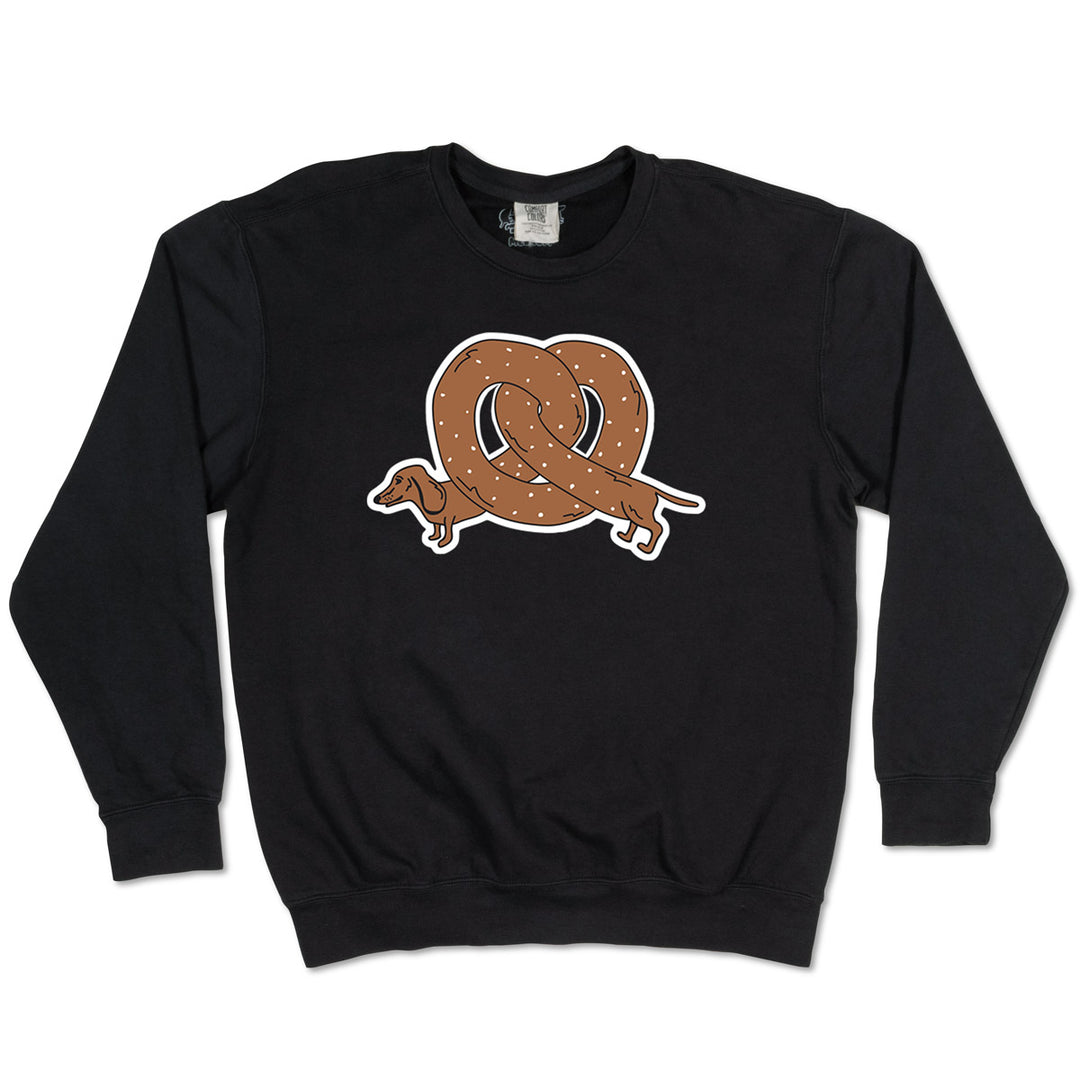 pretzel ween unisex crew | black
