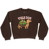 yule dog boxy crew sweatshirt