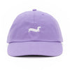 bean goods basics embroidered dad hat | puppy purple