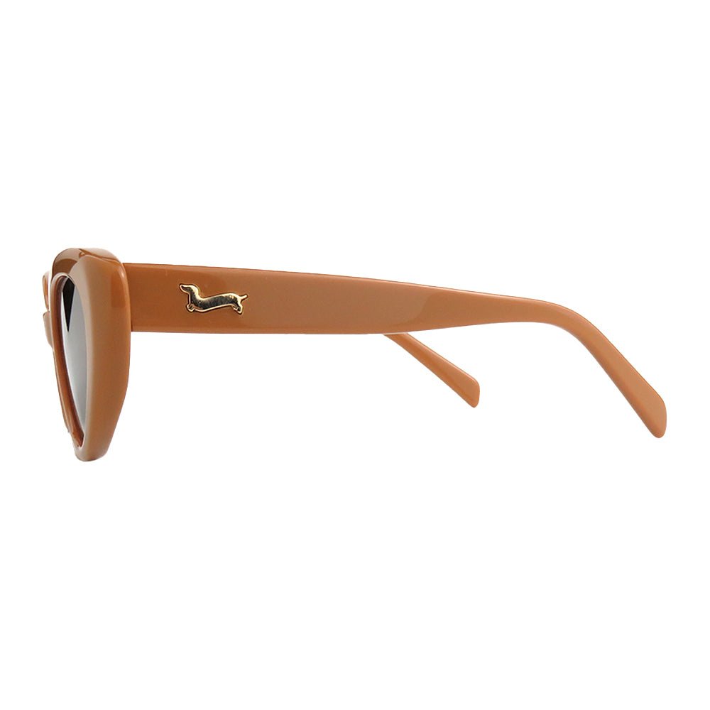 haute dog eyes dachsunglasses - caramel - bean goods