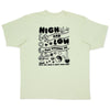 high & low dog walking co. unisex boxy tee