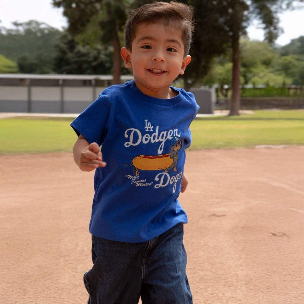 la dodger dogs toddler tee - bean goods