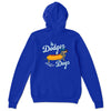 LA dodger dogs unisex zip-up hoodie