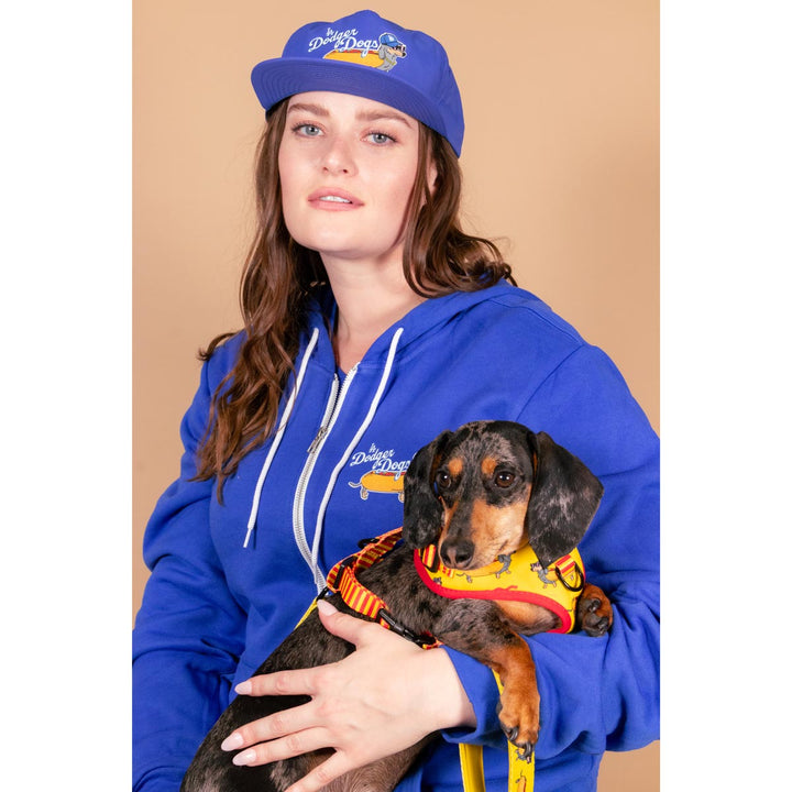 LA dodger dogs unisex zip - up hoodie - bean goods