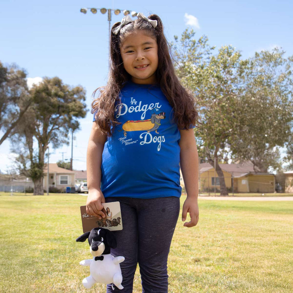 la dodger dogs youth tee - bean goods