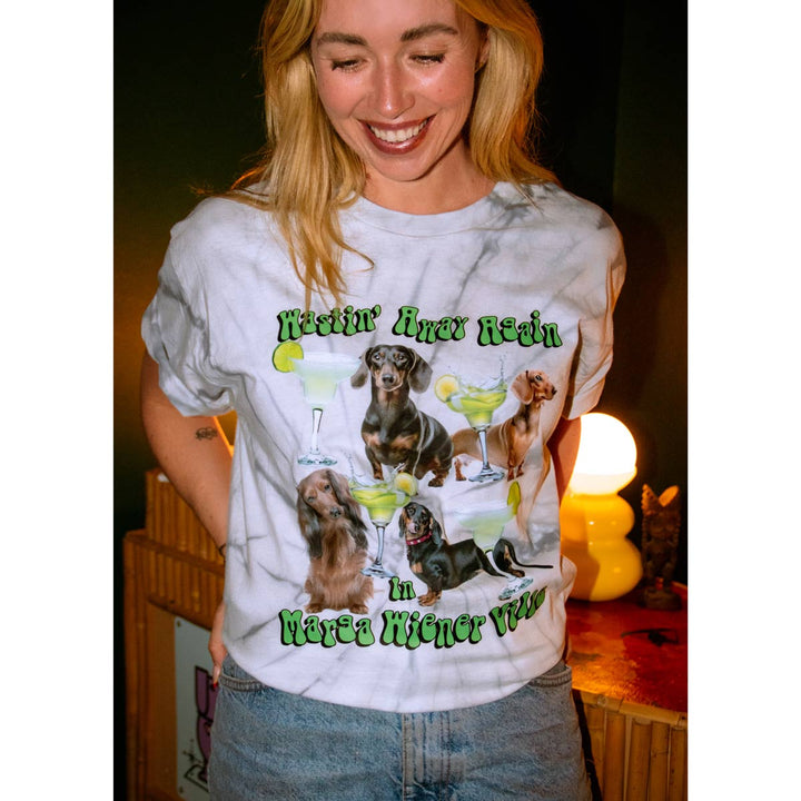 margawienerville unisex tee | shaken silver tie - dye - bean goods