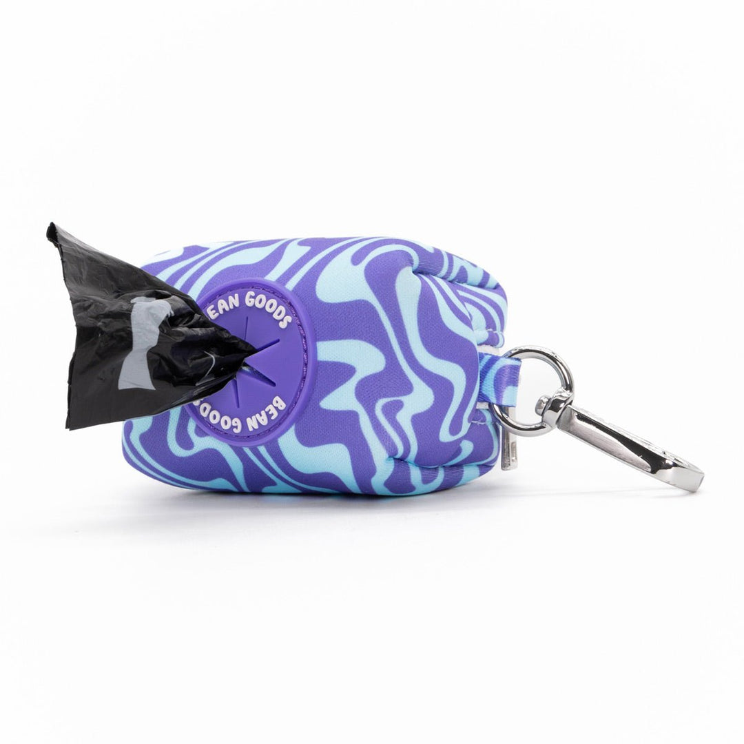 *pre - order* poop bag pouch - swim club retro swirl - bean goods
