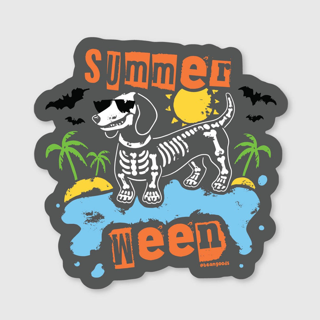 summerween sticker - bean goods