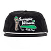 swingin’ wieners golf club rope hat | black