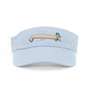 swingin’ wieners golf club visor | blue bird
