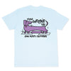 teenie weenie tiki bar unisex tee | blue bird