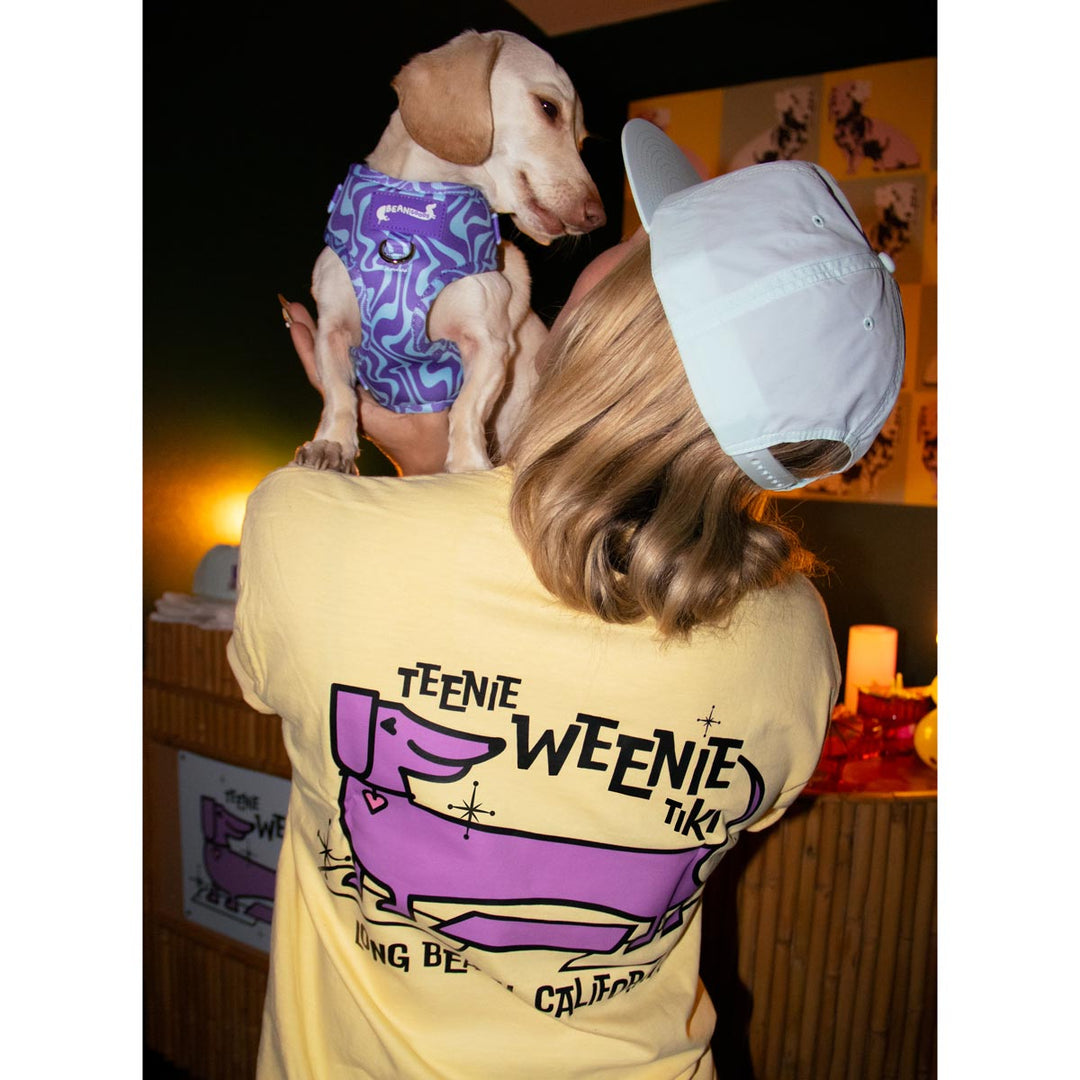 teenie weenie tiki bar unisex tee | yellow - bean goods