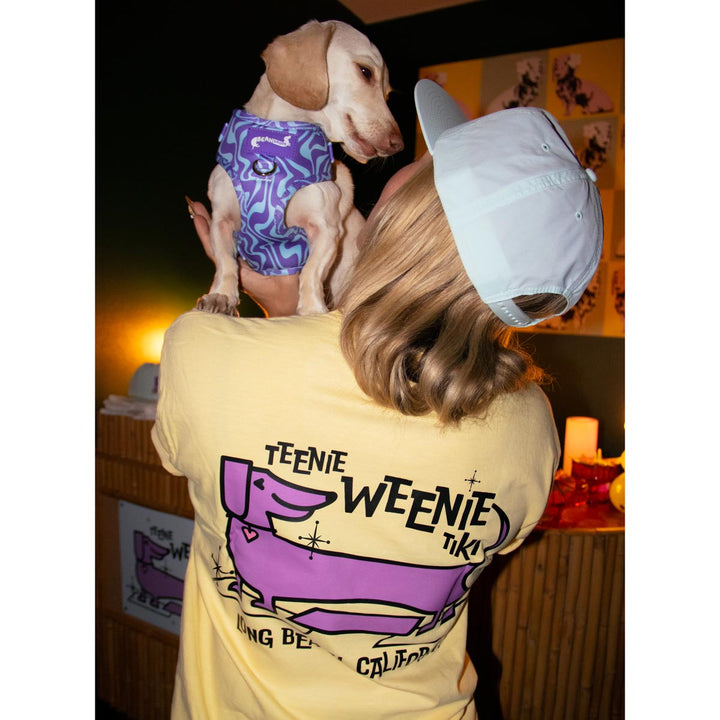 teenie weenie tiki bar unisex tee | yellow - bean goods