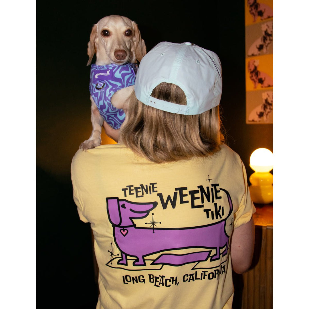 teenie weenie tiki bar unisex tee | yellow - bean goods