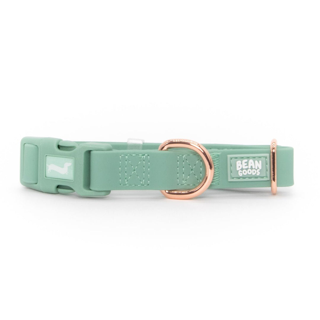 waterproof easy - clean collar | sage - bean goods