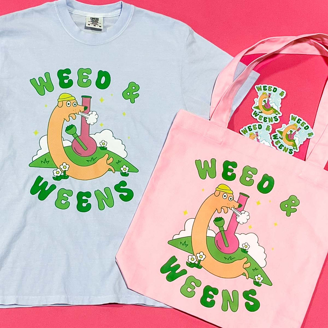 weed and weens tote - bean goods