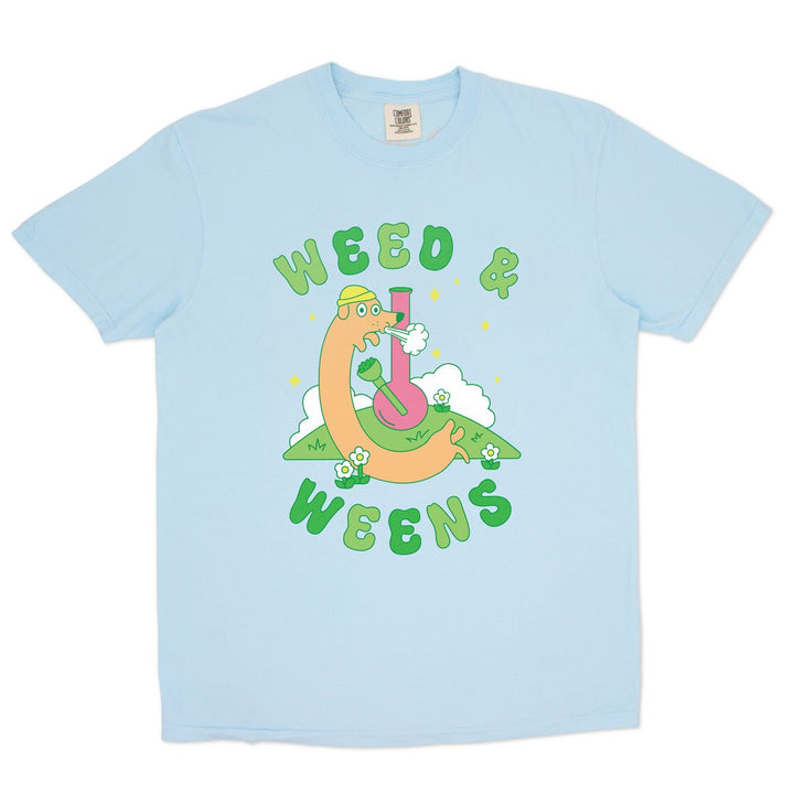 weed and weens unisex tee | blue - bean goods
