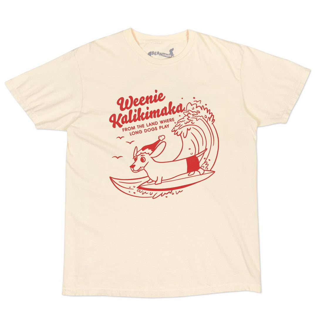 weenie kalikimaka unisex tee - bean goods