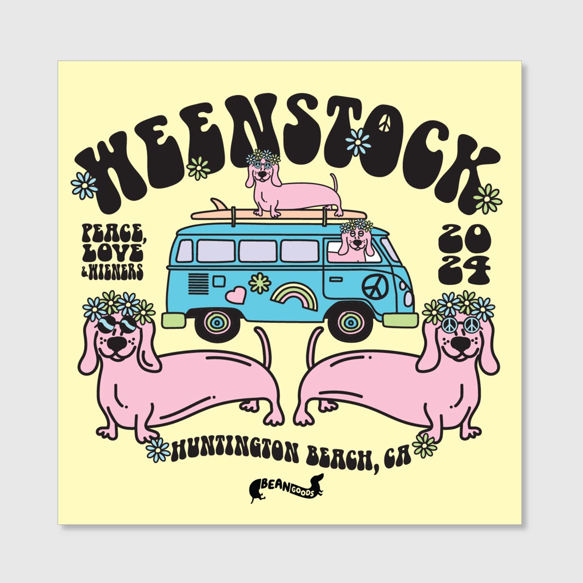 weenstock sticker - bean goods