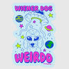 wiener dog weirdo sticker
