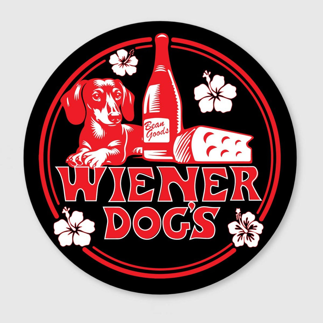 wiener dog’s sticker - bean goods
