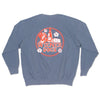 wiener dog’s unisex crew sweatshirt | blue jean