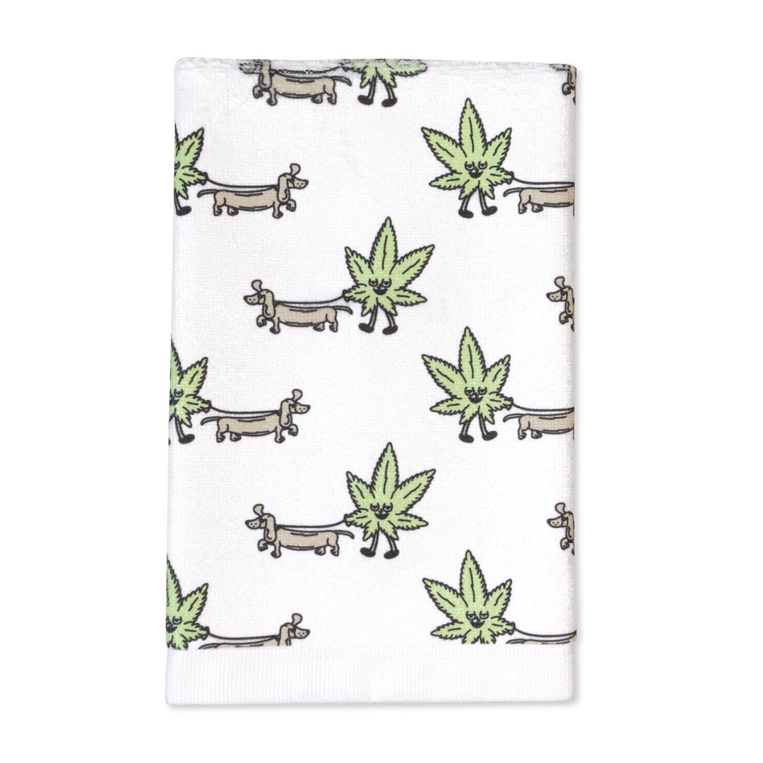 wieners & weed hand towel - bean goods