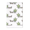 wieners & weed hand towel