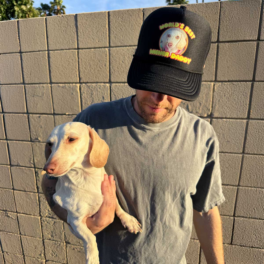 world’s best wiener daddy custom hat - bean goods