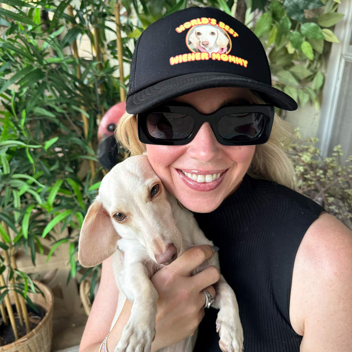 world’s best wiener mommy custom hat - bean goods