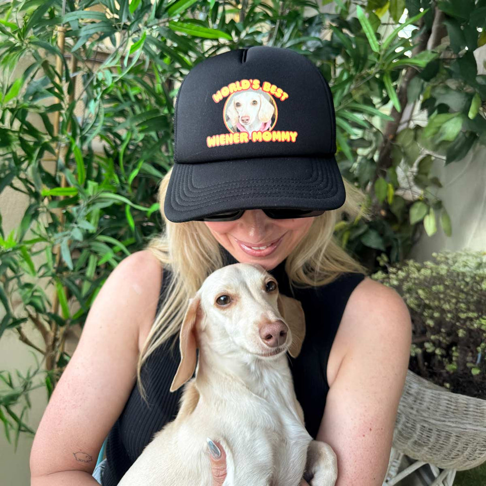 world’s best wiener mommy custom hat - bean goods