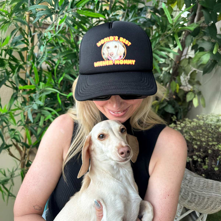 world’s best wiener mommy custom hat - bean goods