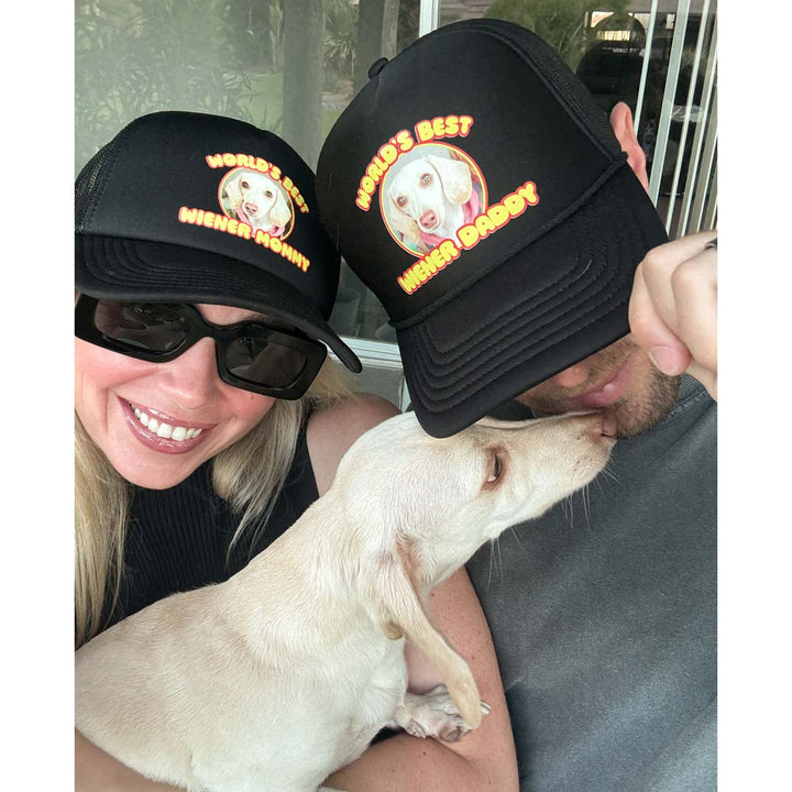 world’s best wiener mommy custom hat - bean goods