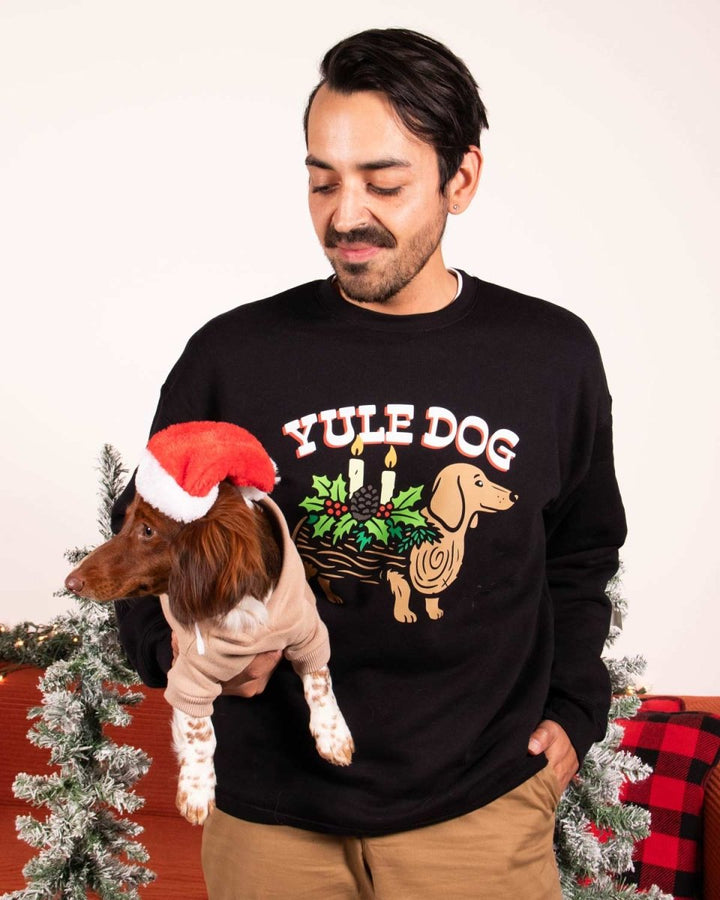 yule dog unisex crew sweatshirt - bean goods