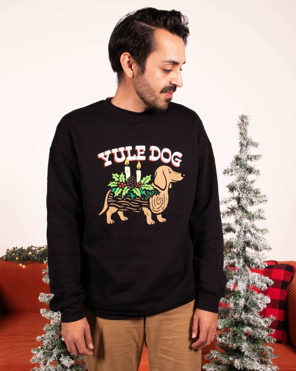 yule dog unisex crew sweatshirt - bean goods