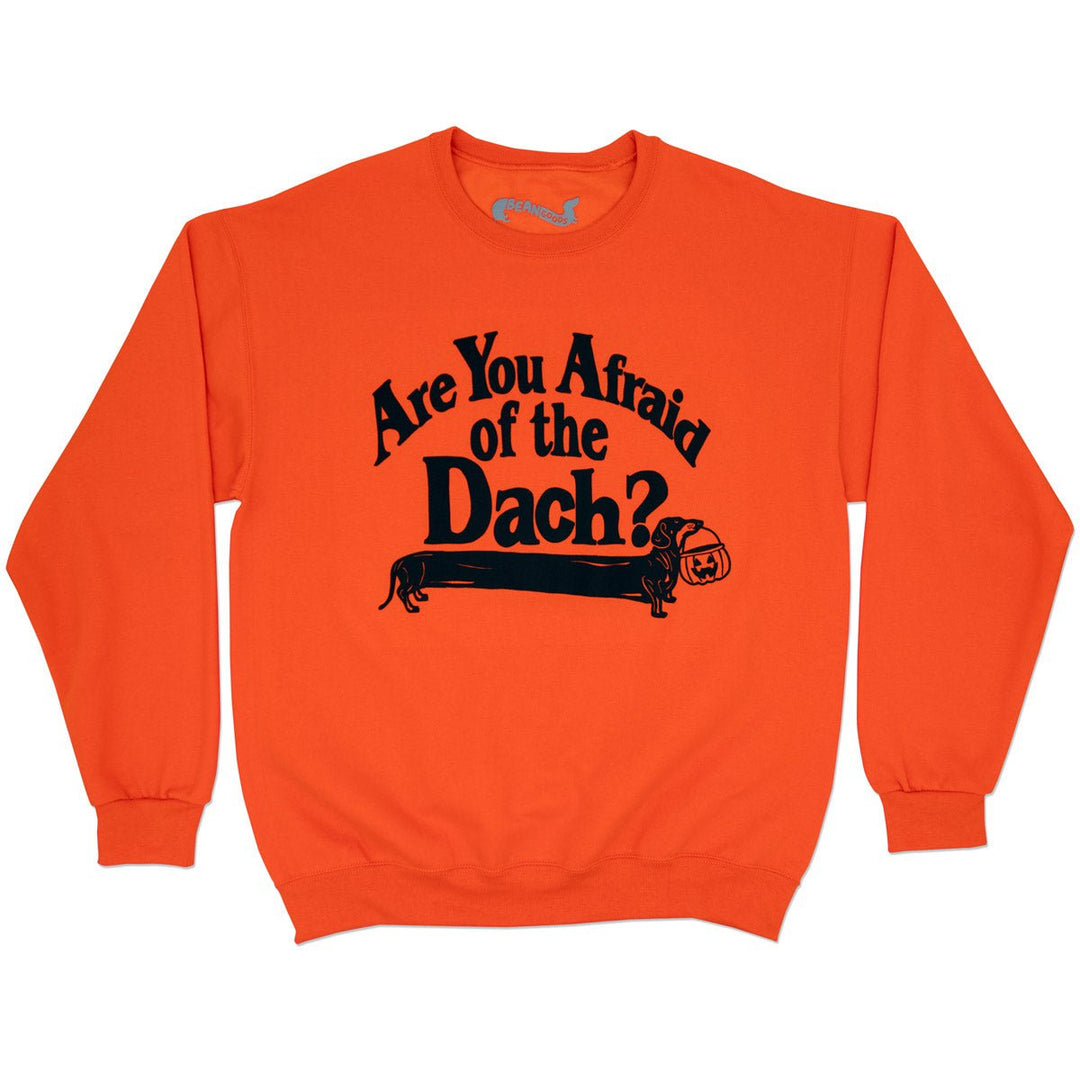 afraid of the dach unisex crew sweatshirt - bean goods