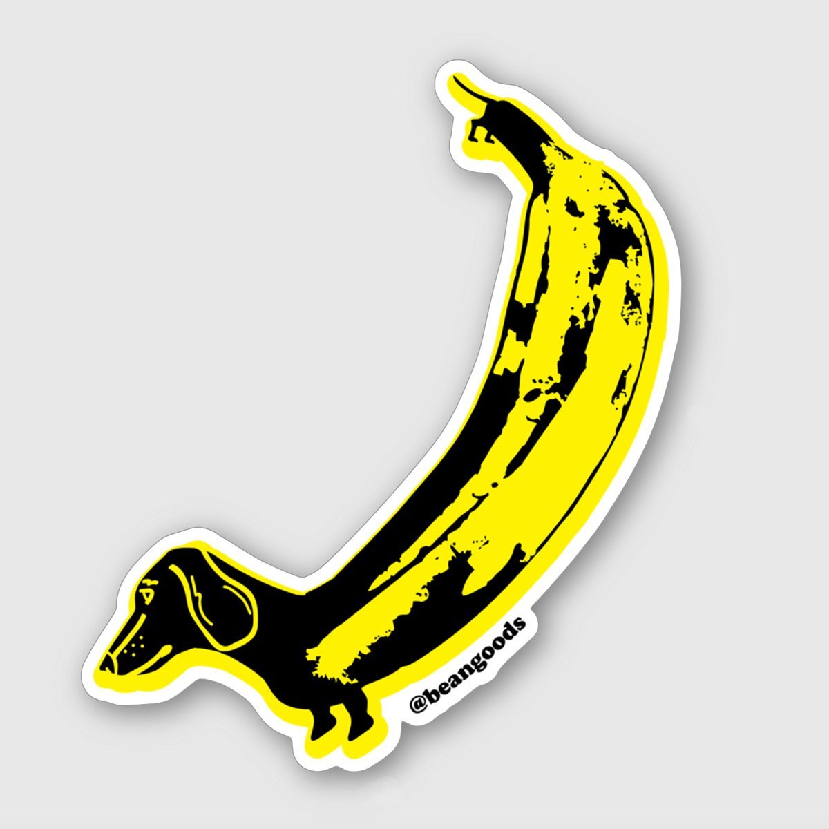 banana wiener sticker - BeanGoods