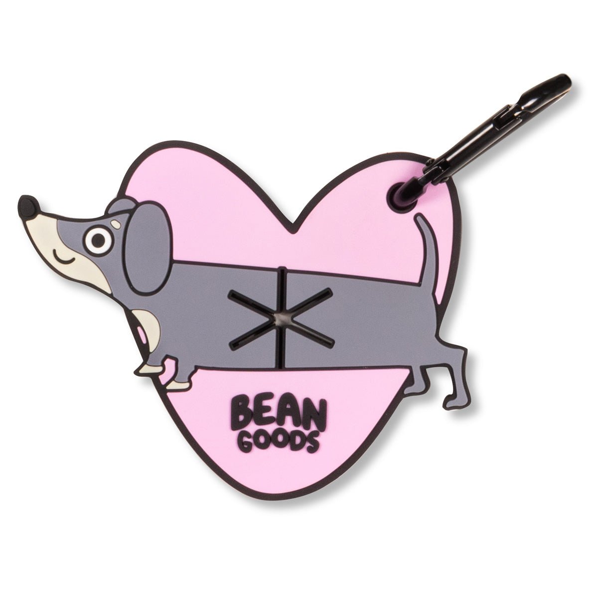 bg heart poop bag holder - bean goods