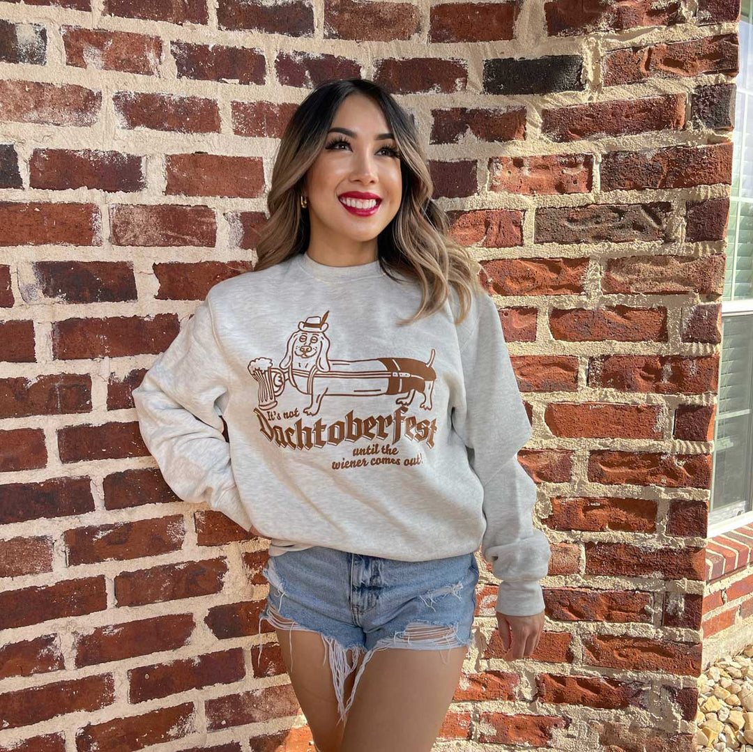 dachtoberfest unisex crew sweatshirt | oatmeal stout - bean goods