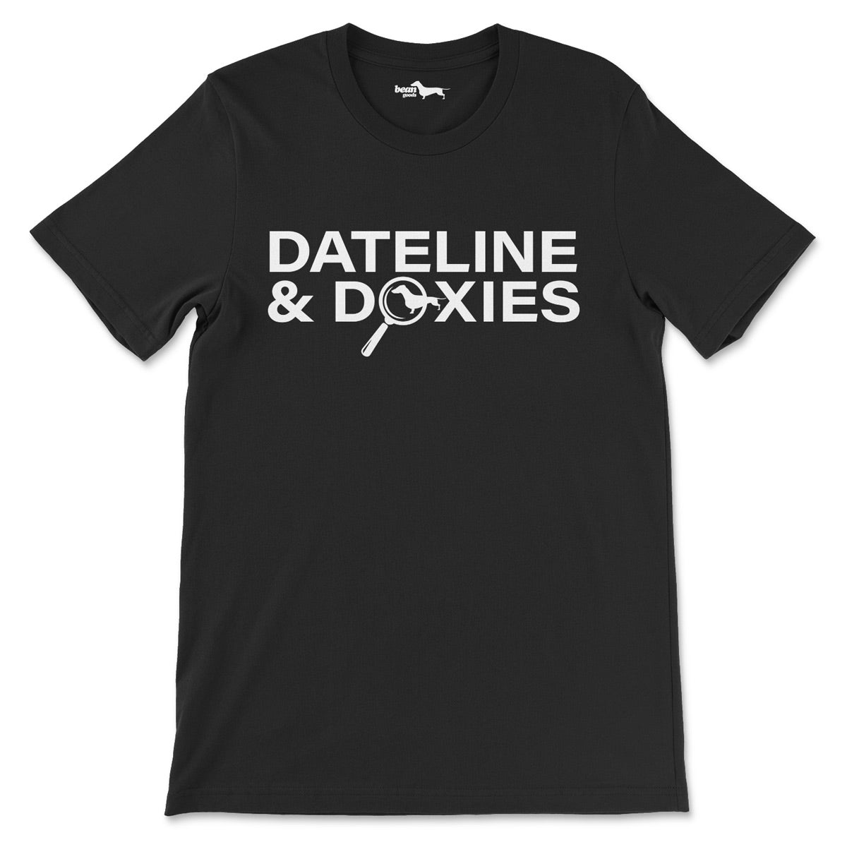 dateline & doxies unisex tee | black - bean goods