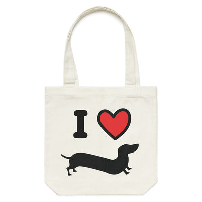 doxie love tote - bean goods
