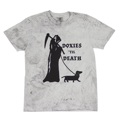 doxies 'til death unisex tee | tie-dye - bean goods