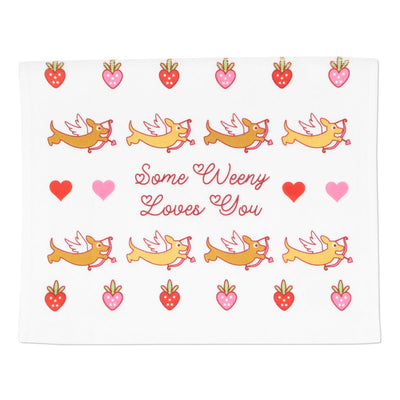 some weenie loves you hand towel - bean goods