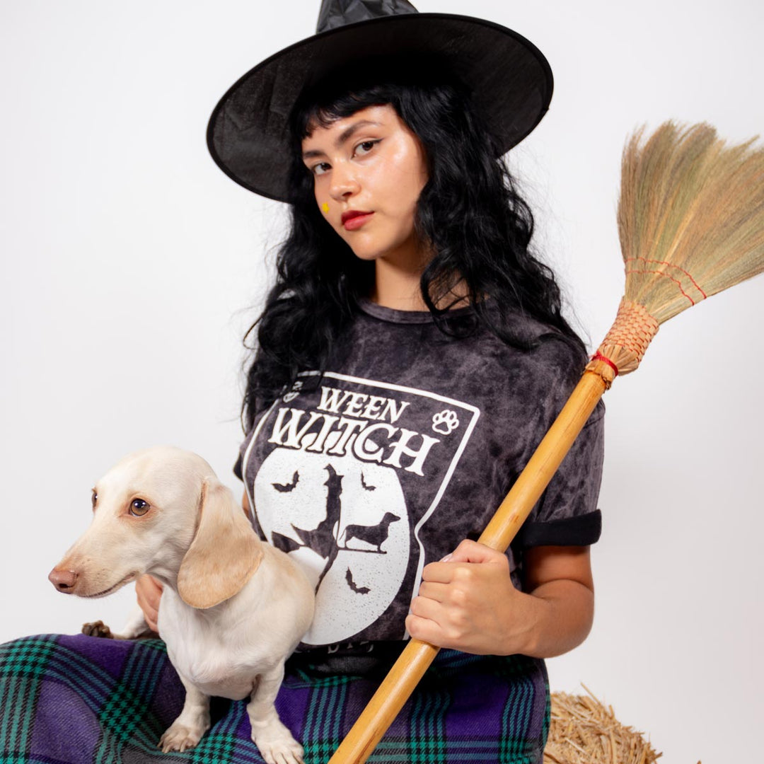 ween witch unisex tee | black mineral wash - bean goods