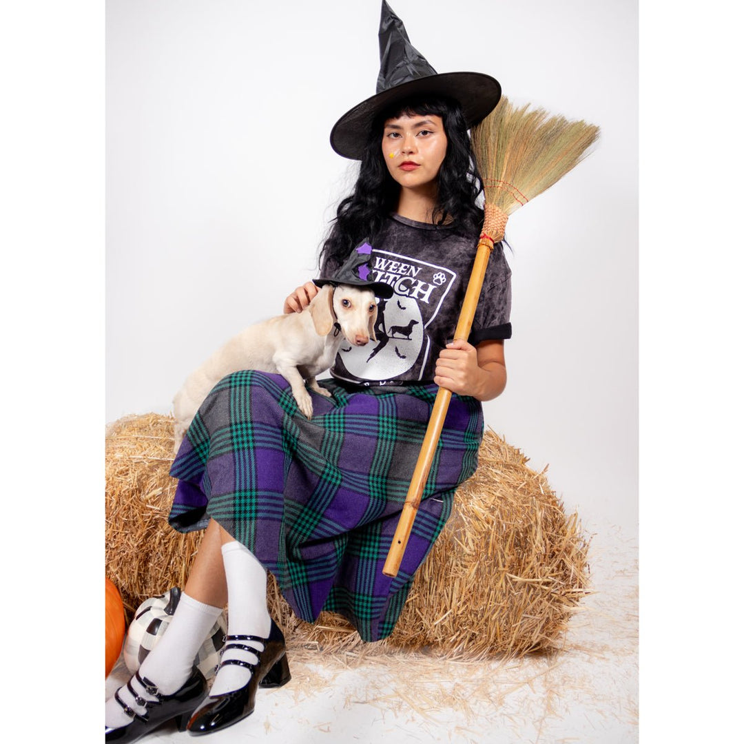 ween witch unisex tee | black mineral wash - bean goods