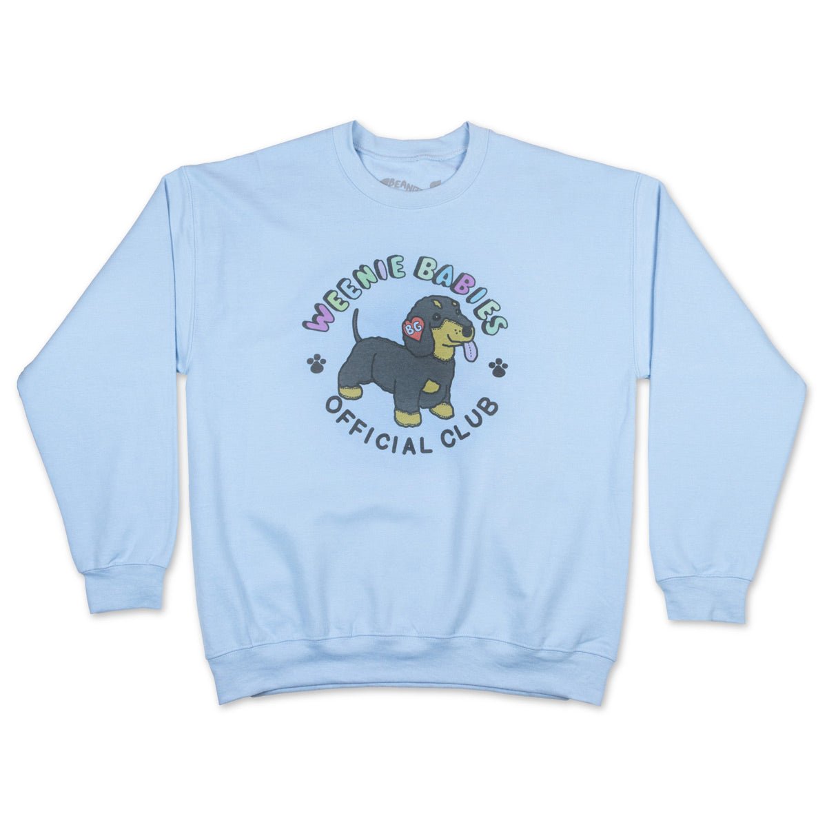 weenie babies unisex crew sweatshirt | baby blue - bean goods