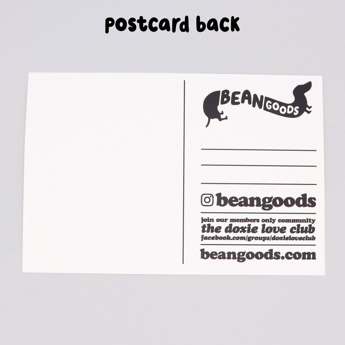 weenstrology postcard set - bean goods