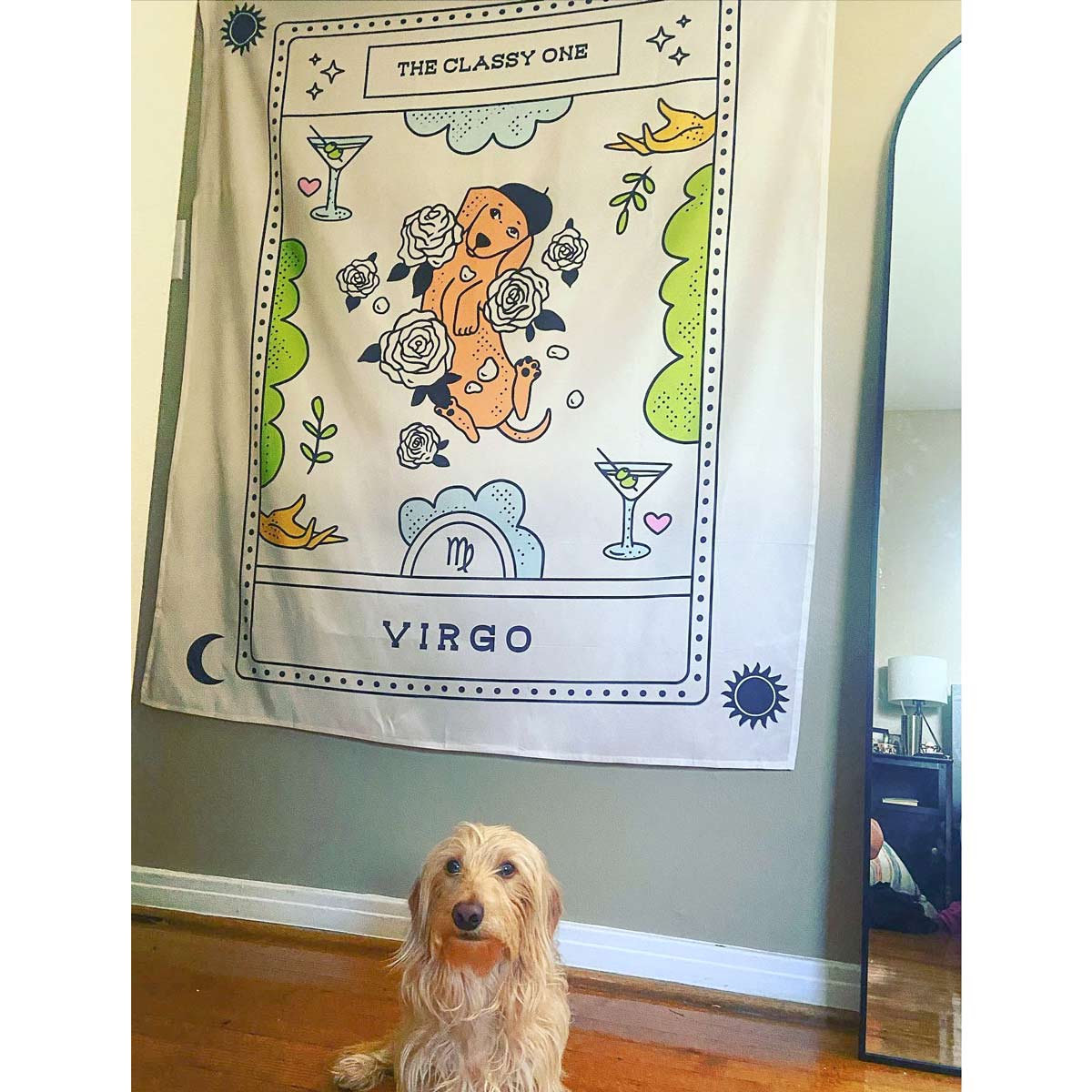 weenstrology wall tapestry | virgo - bean goods
