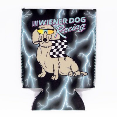 wiener dog racing can cooler - bean goods